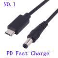 Portable dc type-c Adapter Cable Type-C Charging Notebook